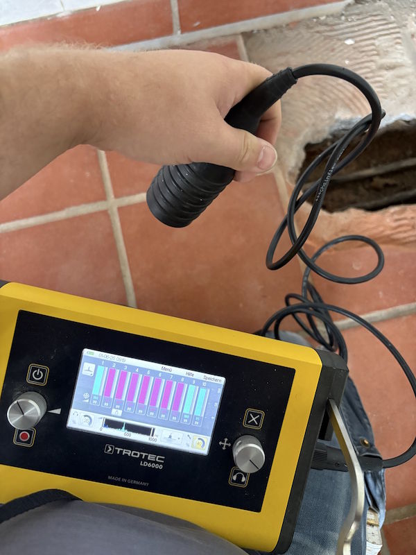 Leckortung-Ultraschallmikrofon